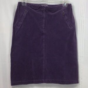 💜 C & B ‘Stretch’ Corduroy Knee Length Front Zip and Zip Pockets